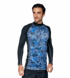 large DS46 rash guard ist blue camo balidiveshop 1